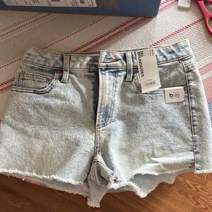 No Boundaries Acid Wash Jean Shorts